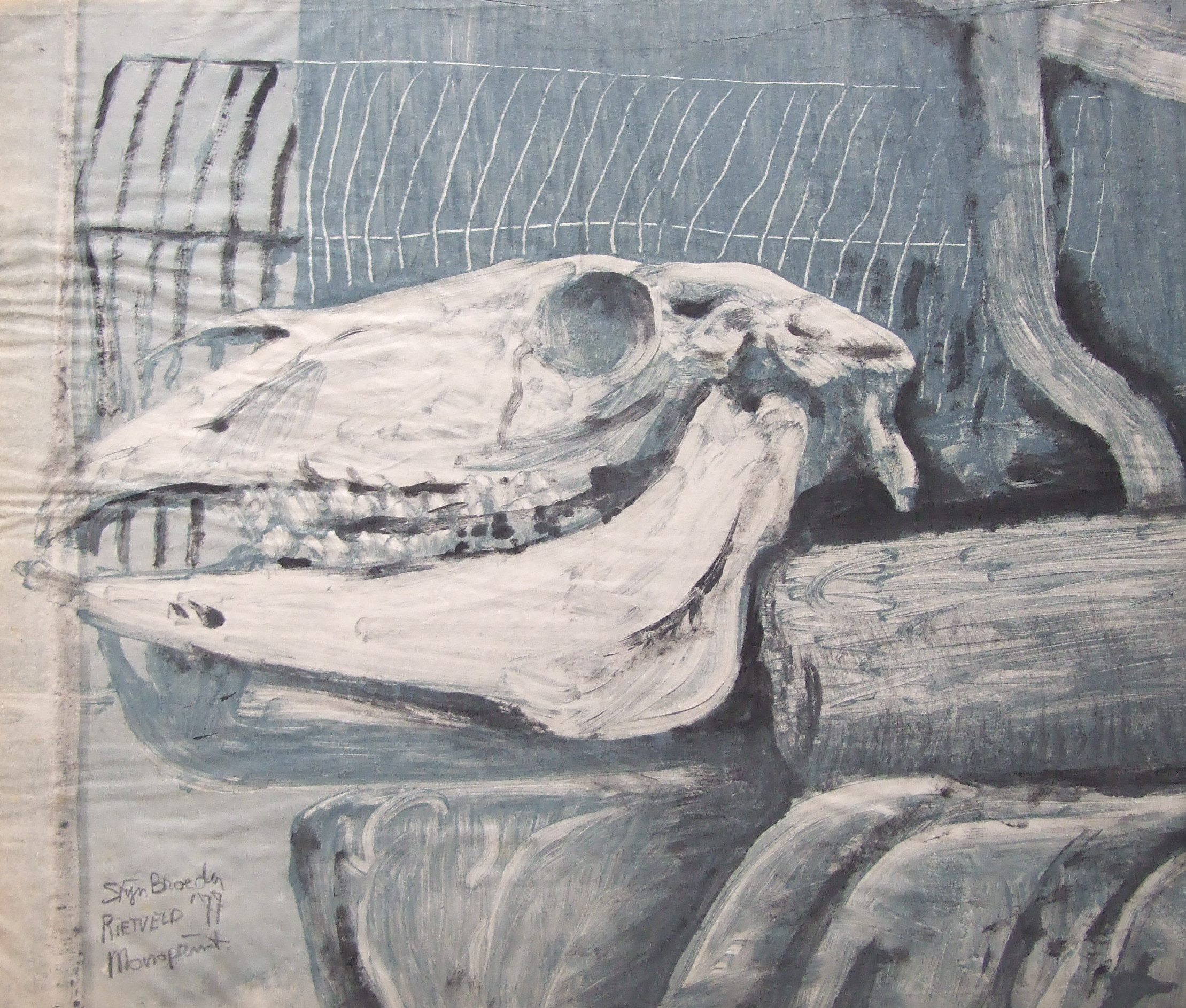 <b>1978 - monoprint rietveld